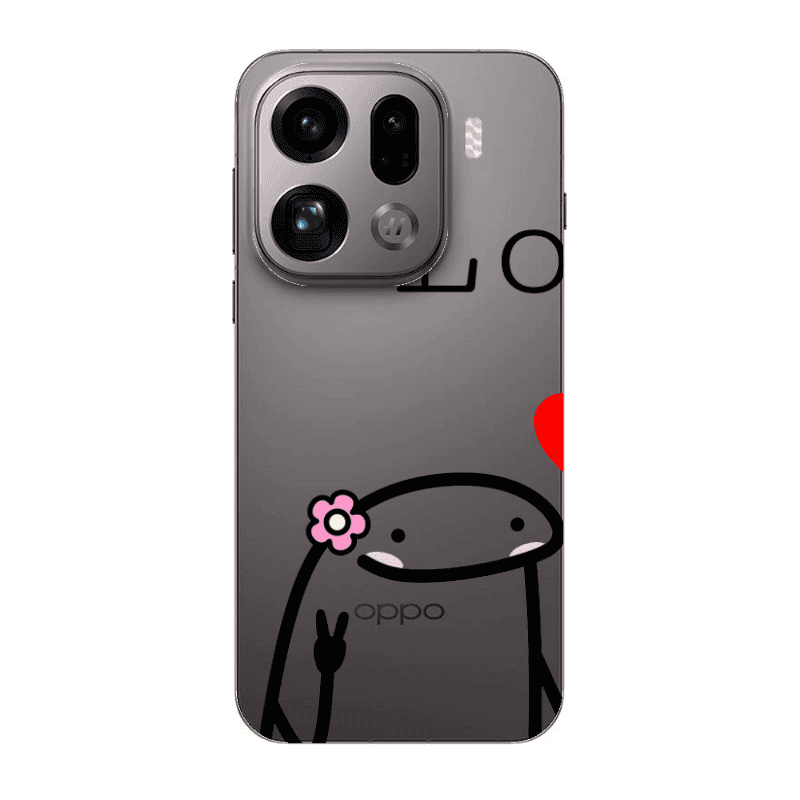 Oppo Find X9 Pro Love 1 Transparent Silicone TPU Θήκη